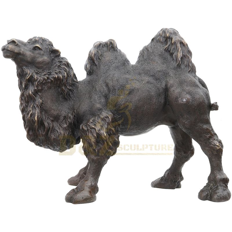 Outdoor Life Size Bronze Garden Statue Camel Sculpture