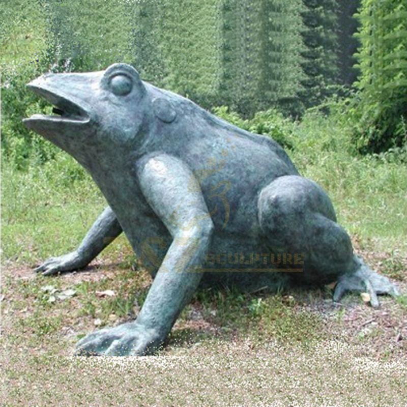 Popular Design Garden Decoration Bronze Frog Sculpture
