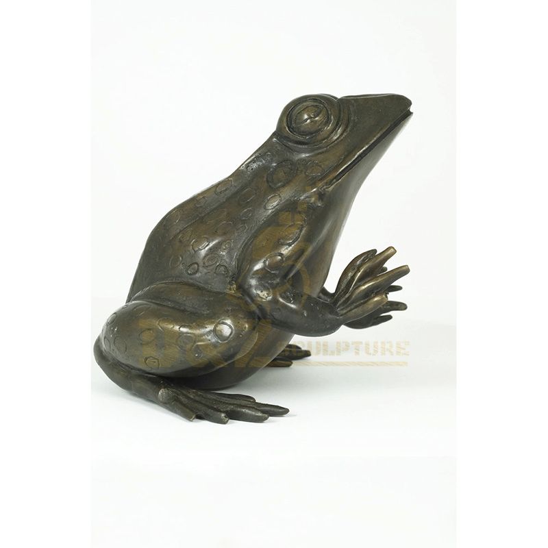 Hot Selling Metal Bronze Frogs Sculpture For Garden Park Decoration