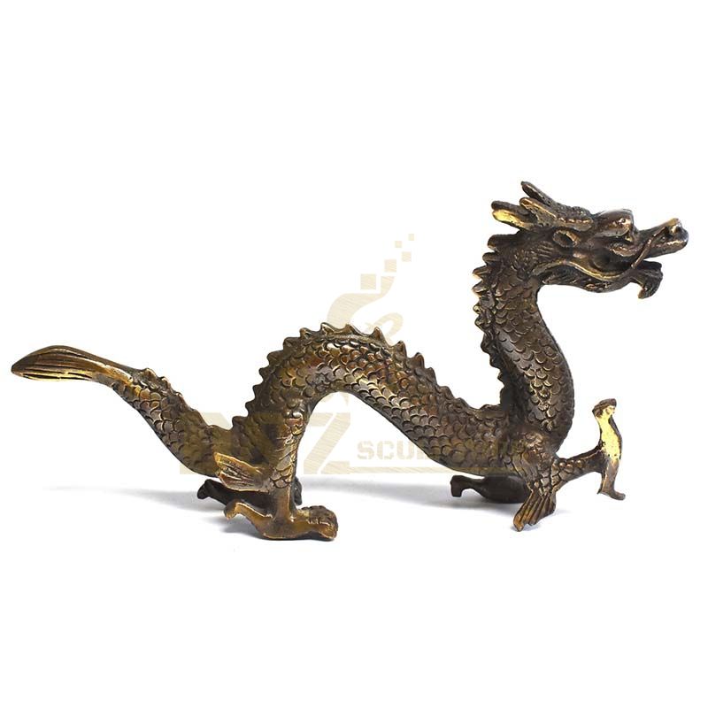 Outdoor Decoration Life Size Bronze Dragon Sculpture