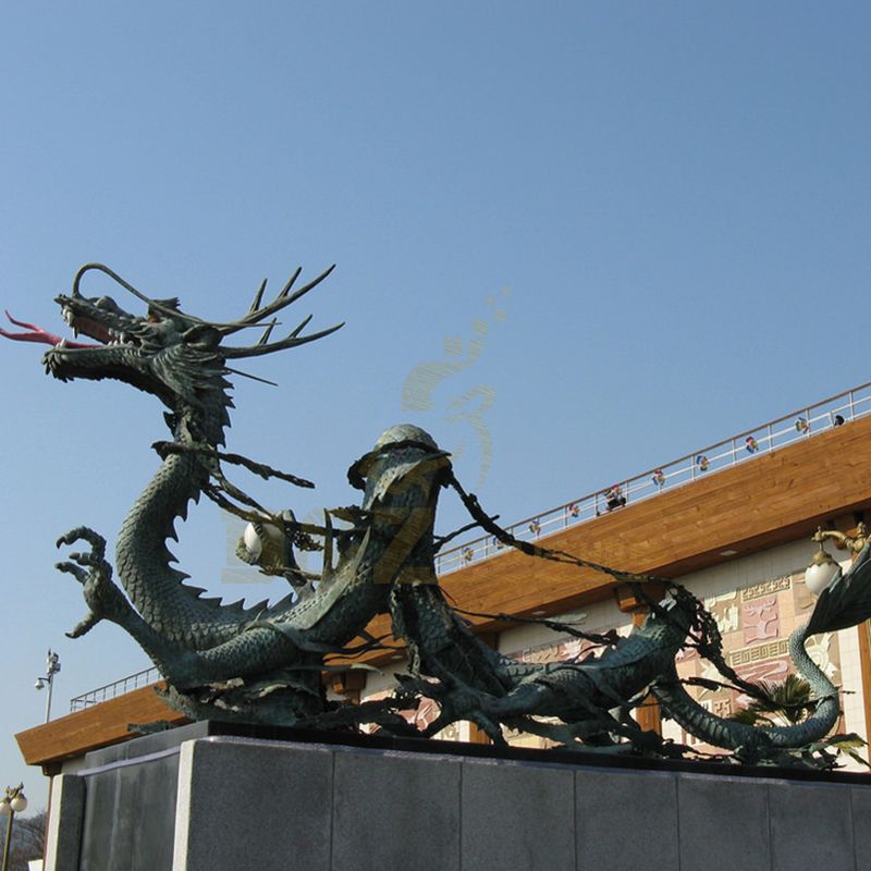 Large Casting Bronze Bronze Dragon Sculpture