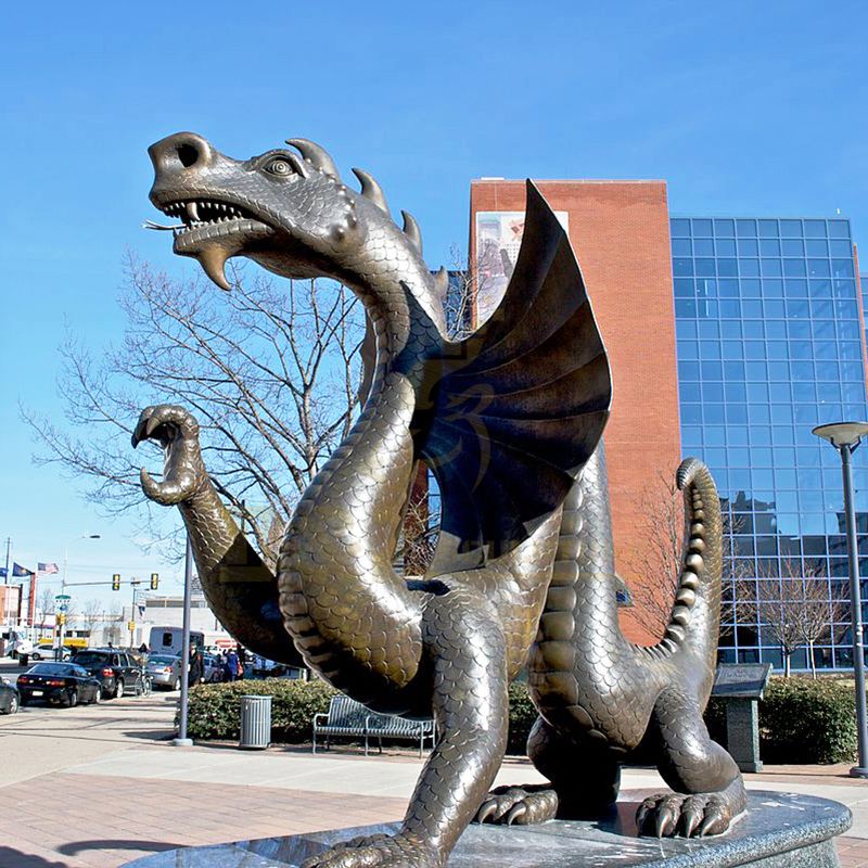 Bronze Metal Dragon Sculpture Garden Sculptures