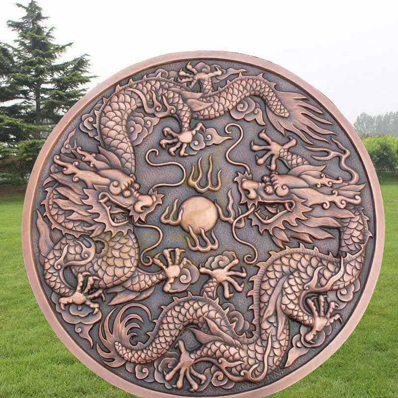 Hot Casting Outdoor Garden Decorative Chinese Bronze Dragon Sculptures