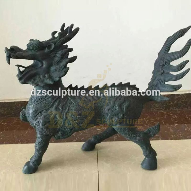 Hand Made Customized Size Bronze Dragon Sculptures for Garden Decoration