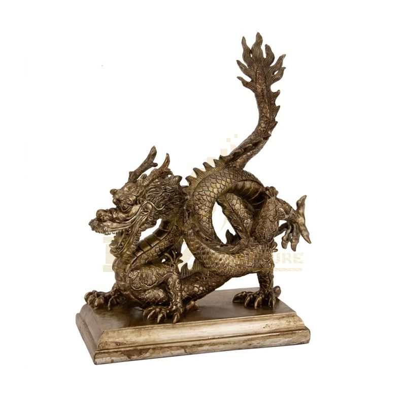 Hot Sale Customized Metal Crafts Brass Dragon Statues