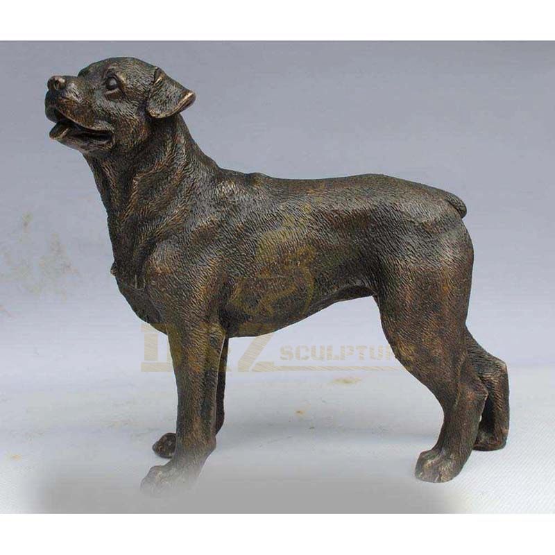 Custom Life Size Metal Animal Statue Bronze Dog Sculpture