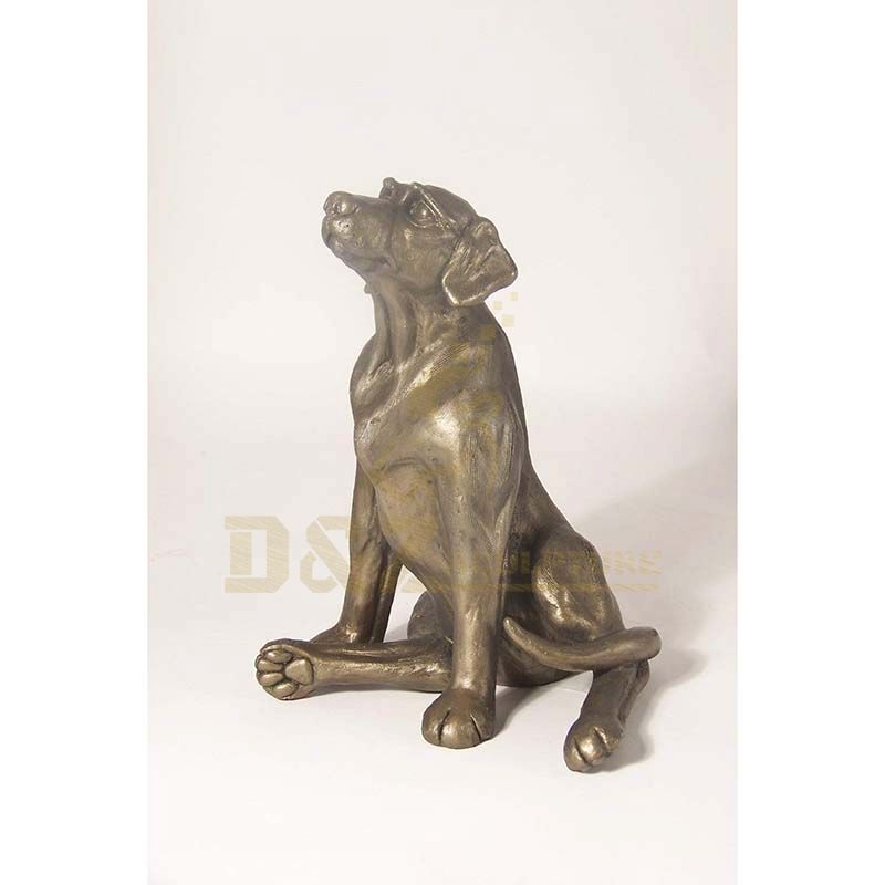 Outdoor Home Decor Garden Animal Metal Art Craft Cast Bronze Famous Dog Sculpture