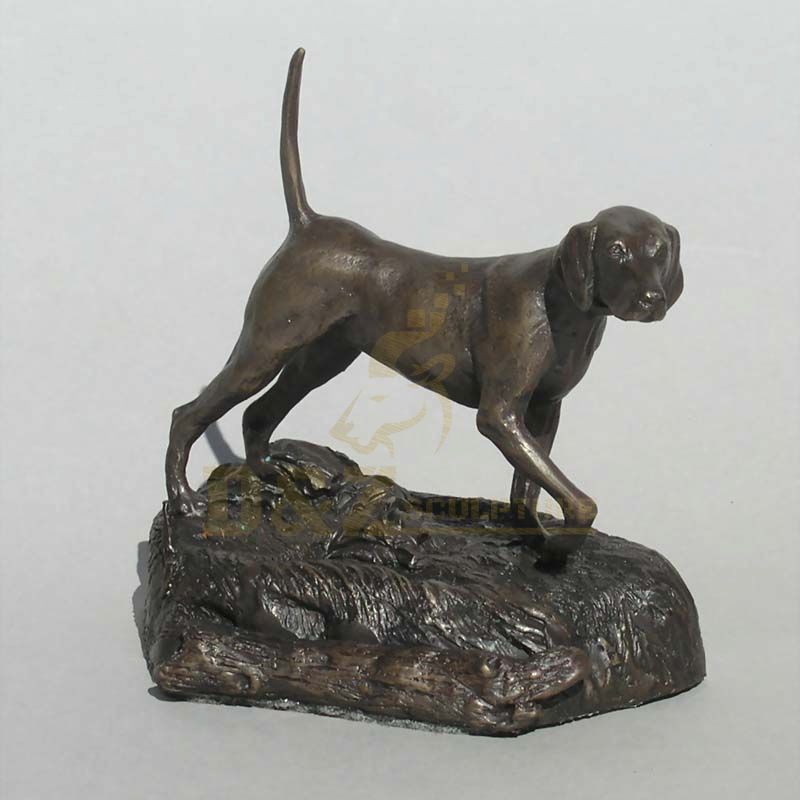 Best Selling Life Size Antique Bronze Dog Sculpture