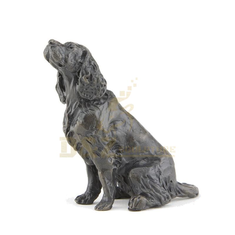 Handmade Welded Home And Hotel Metal Bronze Dog Animal Sculpture