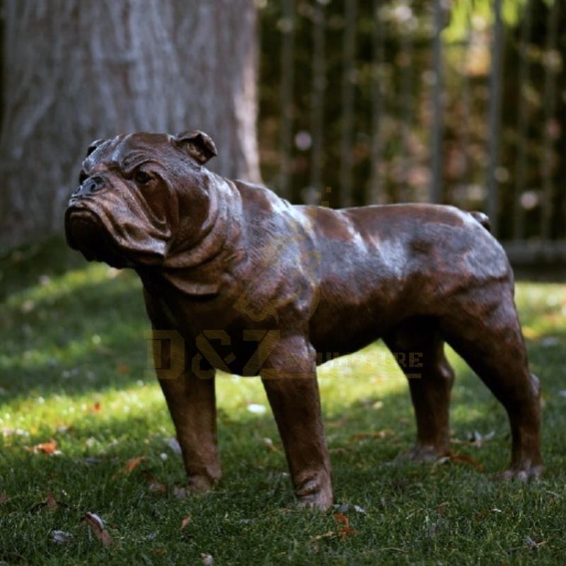 Garden Park Animal Decoration Modern Life Size Dog Sculpture