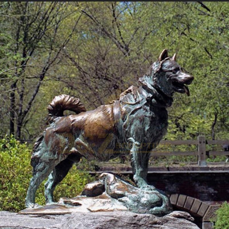 Popular Animals Statue Ornament Brass Dog Sculpture