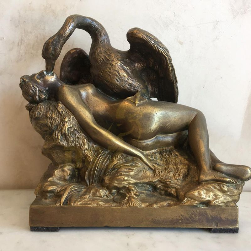 Outdoor Ornaments Statue Garden Decoration Bronze Swan Sculpture