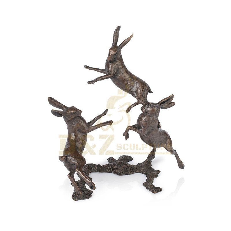 Factory Price Modern Outdoor Metal Bronze Rabbit Statue