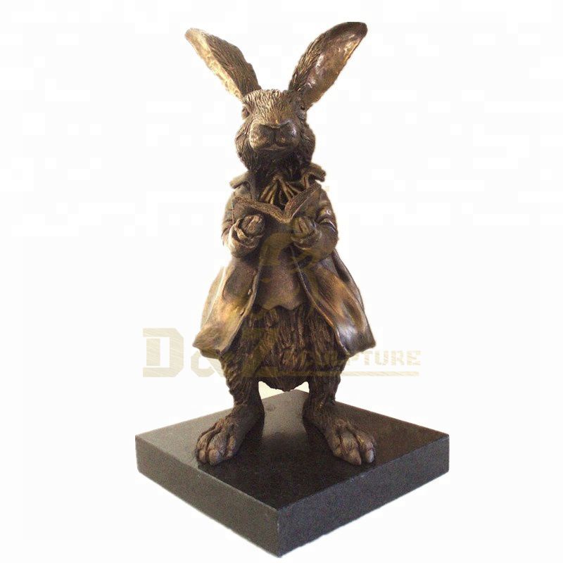 Popular Design Bronze Animals Bronze Rabbit Sculpture