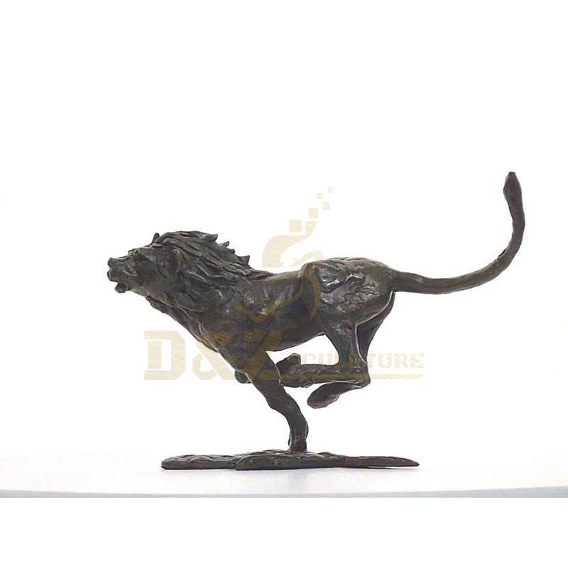 Animal Metal Garden Art Life Size Bronze Walking Leopard sculpture For Sale