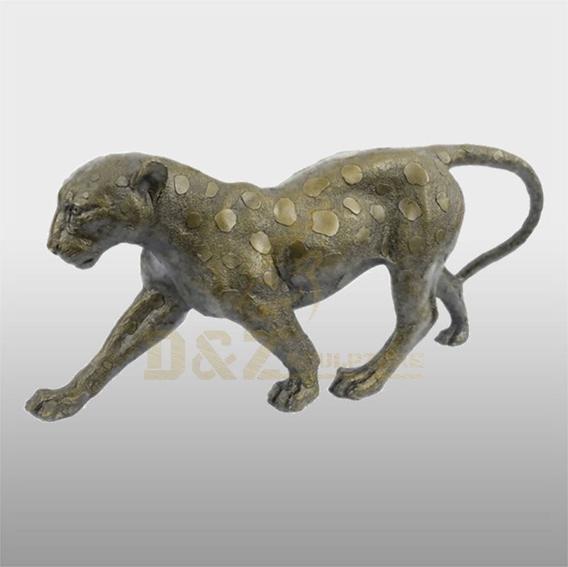 Outdoor Bronze Leopards Sculpture For Decoration