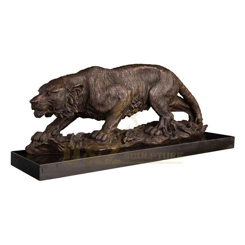 High Quality Indoor Bronze Tiger Sculpture