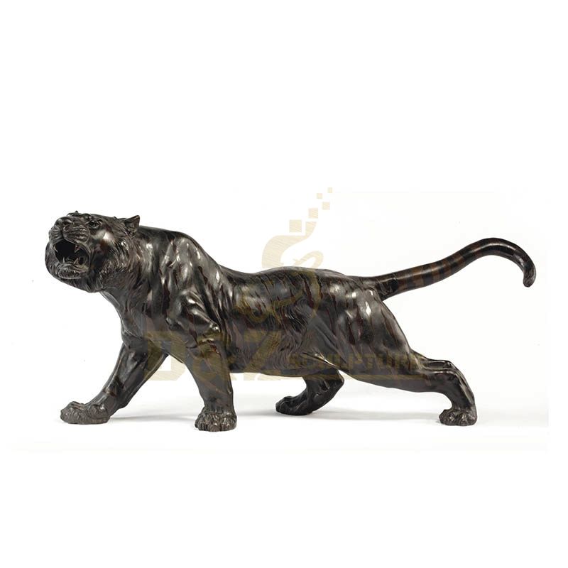 Zoo Animal Wild Decorations Statues All Kinds Of Size Bronze Tiger Sculpture