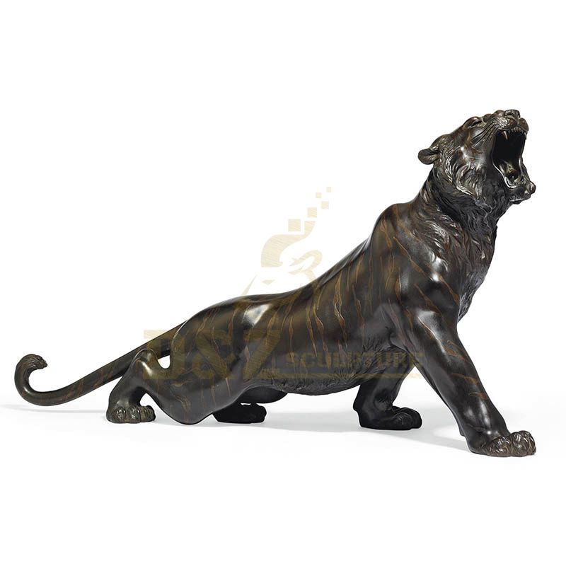 High Quality Customized Outdoor Large Metal Bronze Tiger Sculpture