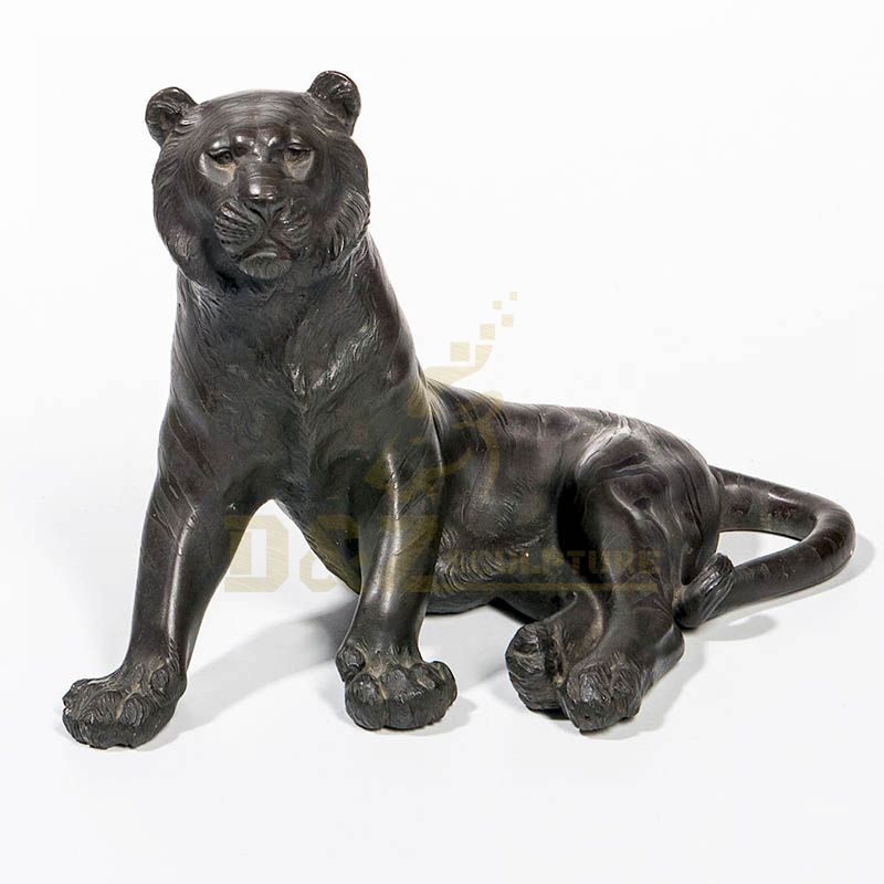 Best Quality Bronze Life Size Garden Tiger Statue