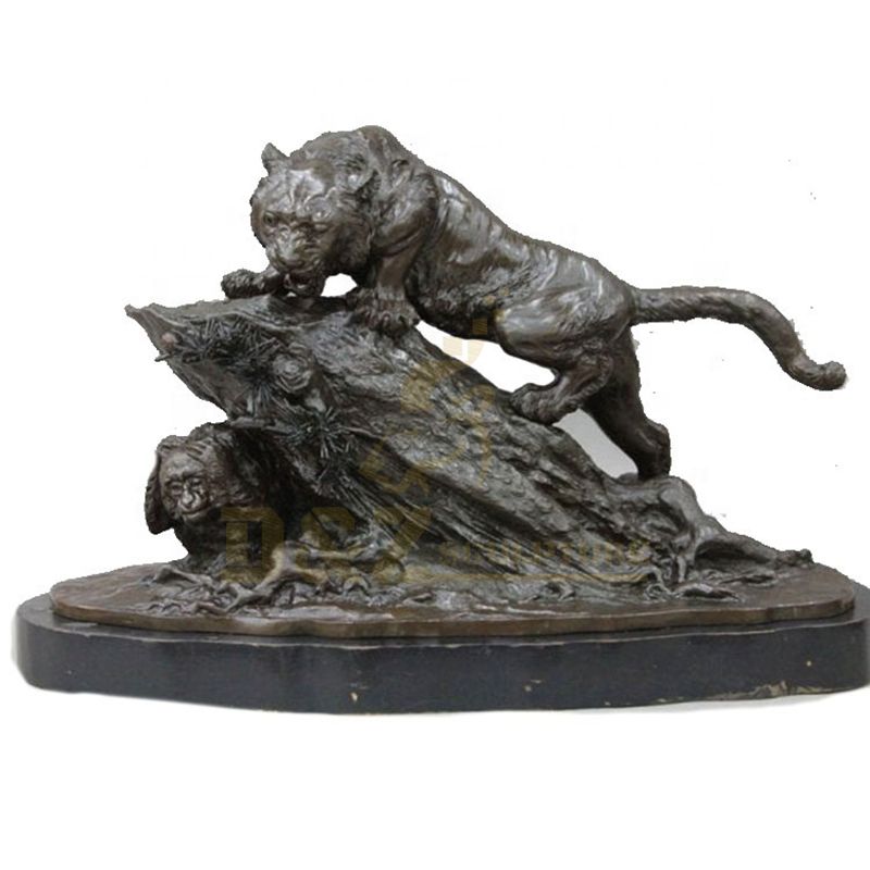 Life Size Bronze Animal Sculpture Bronze Tiger Statue