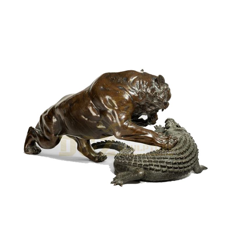 Life size bronze tiger animal statues