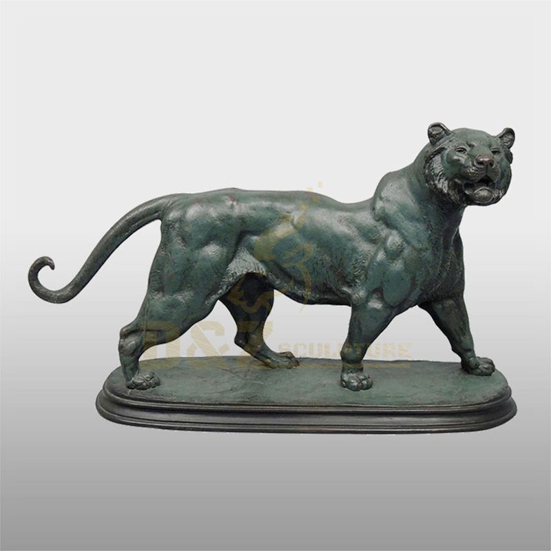 Hot Selling Metal Craft Cheap Bronze Tiger Outdoor Statue