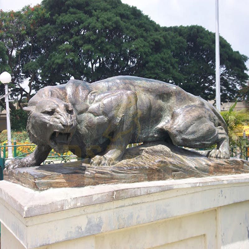 High Quality Large Brass Tiger Statue