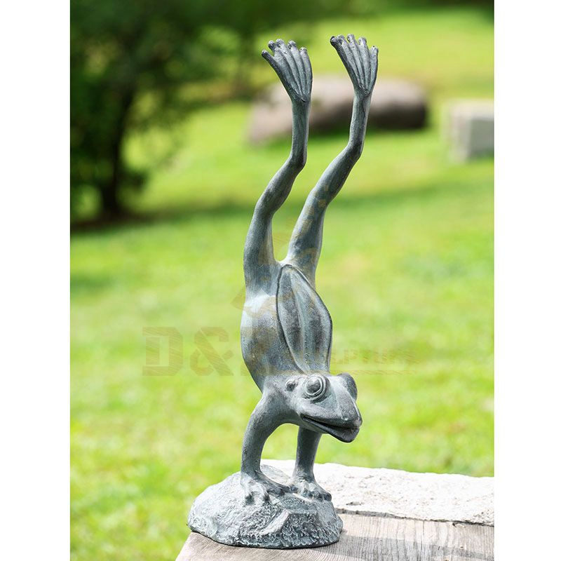 Popular Design Garden Decoration Bronze Frog Sculpture