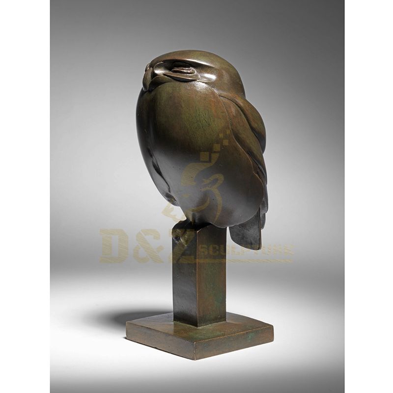 Outdoor Garden Decoration Bronze Fat Bird Sculpture