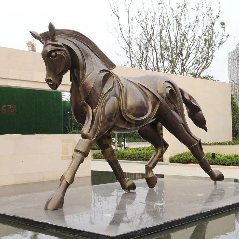 Garden Decoration Art Bronze Horse Sculpture Animal Bronze Statue