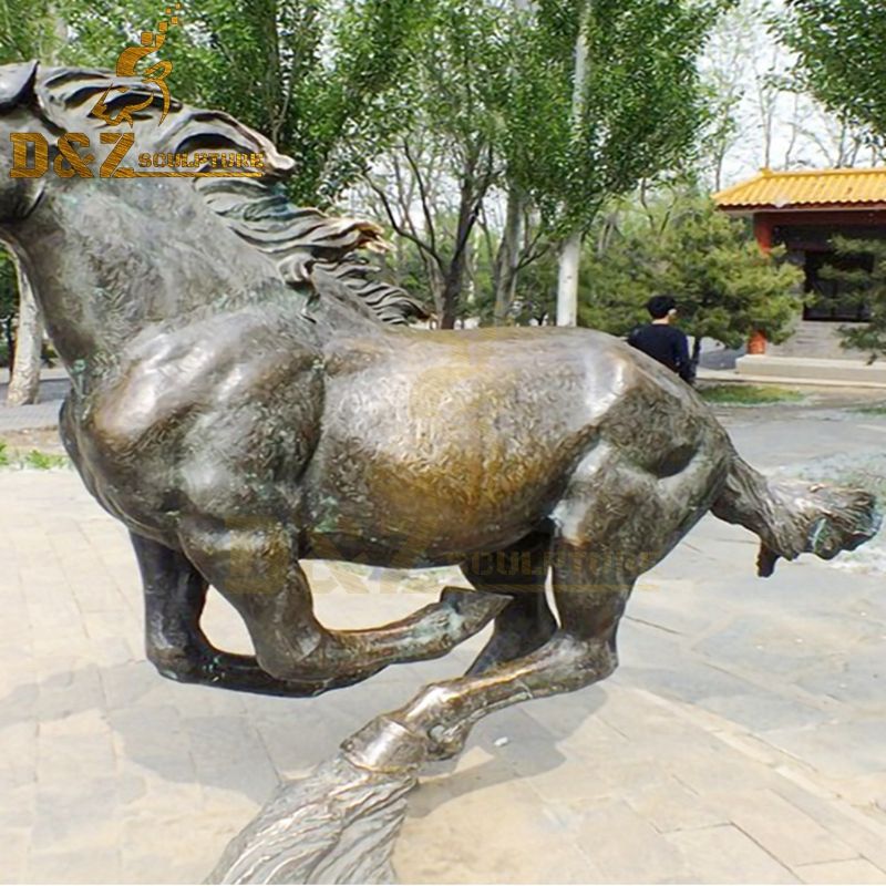 sculptures metal horses
