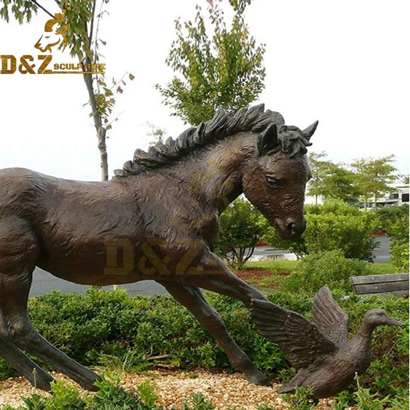 life size horse statues bronze