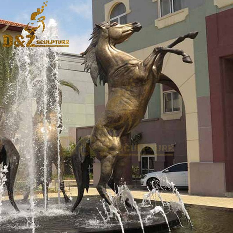 bronze horse modern sculptures