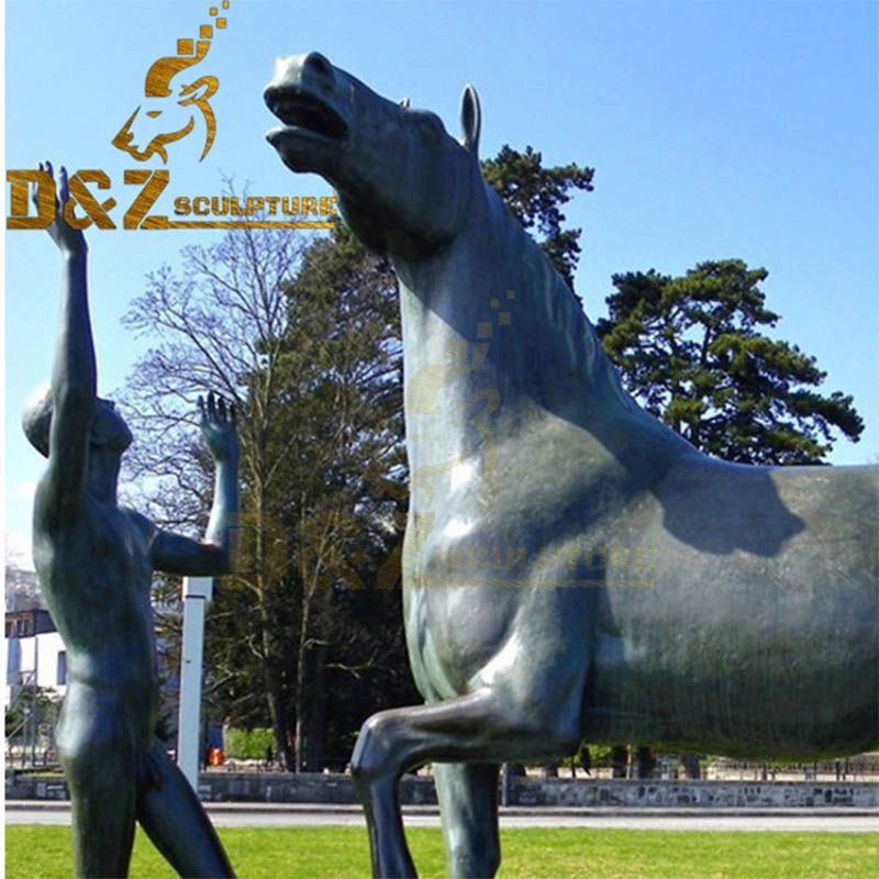 roman sculpture bronze horse