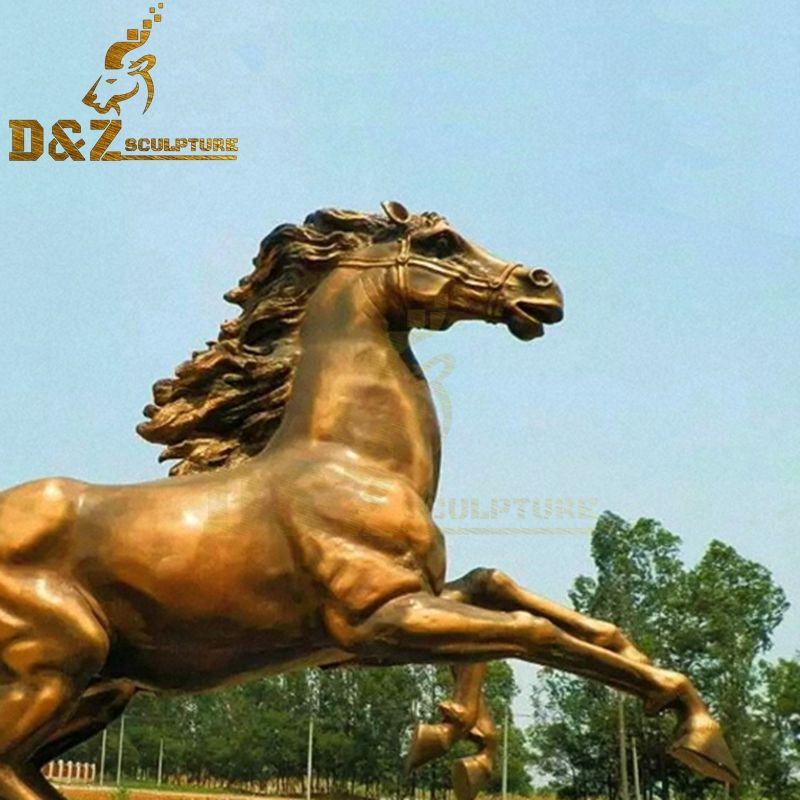 indoor bronze horse statue