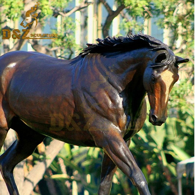 bronze horse statue life size