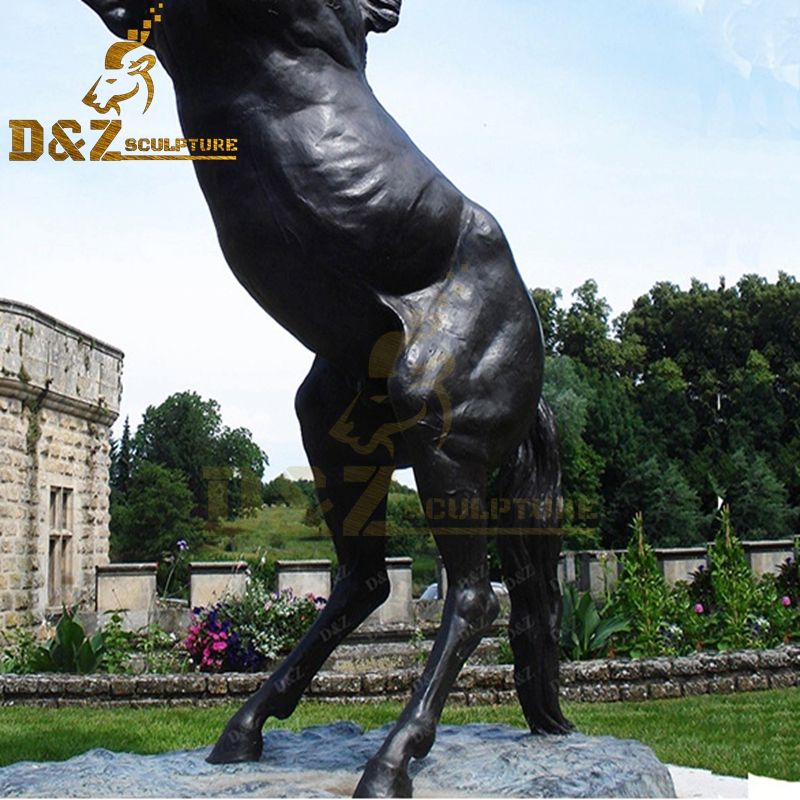 bronze horse modern sculpture