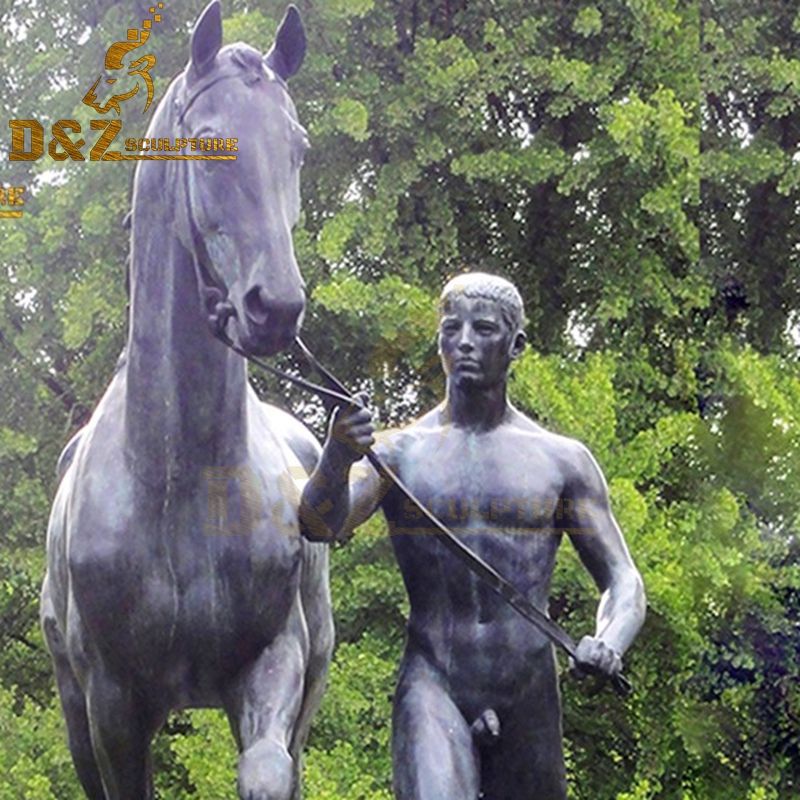 garden horse sculpture