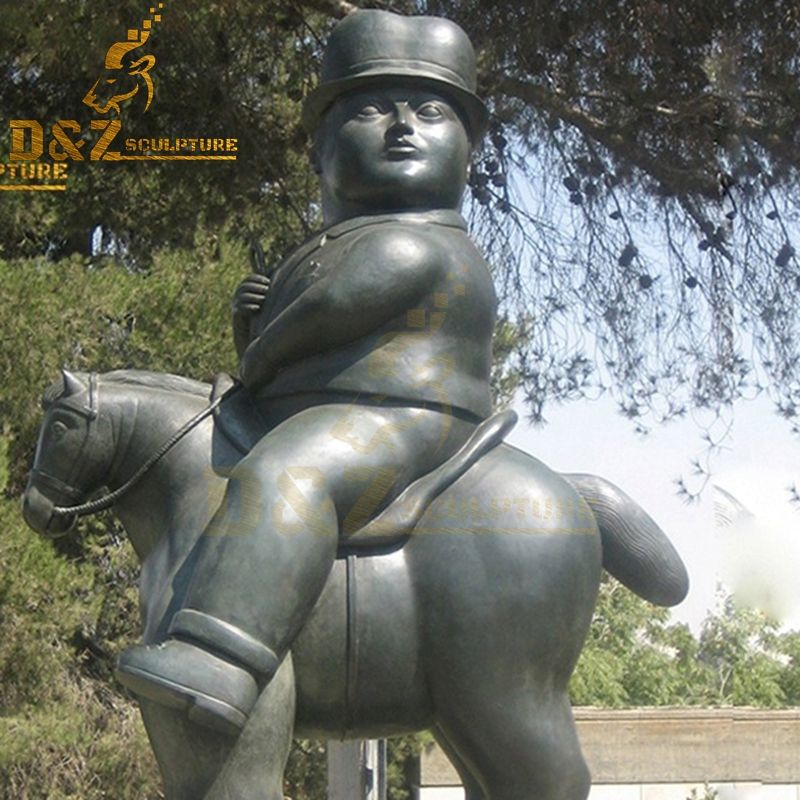 man on a horse statue