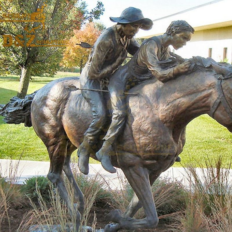 statue of a man on a horse