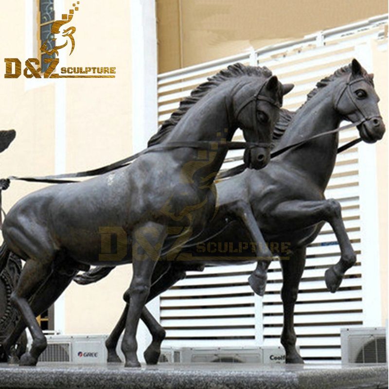 horse statue bronze outdoor