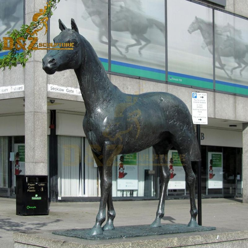 horse statue metal casting