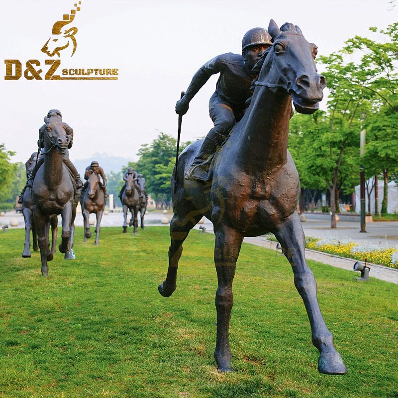race horse statues