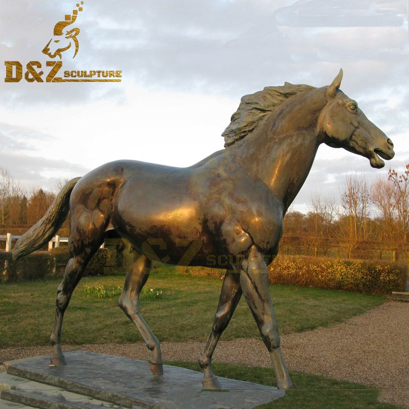 Life Size Arabian Horse Bronze Standing Horse Art Sculpture Design for Sale