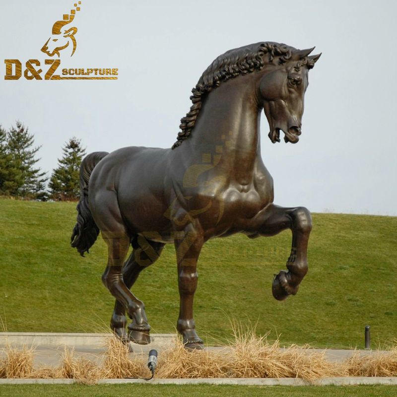 Outdoor American Horse Bronze Leonardo's Horse Sculpture for Sale