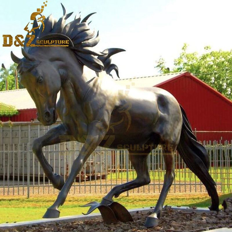 New design metal casting bronze running Arabian horse sculpture for sale