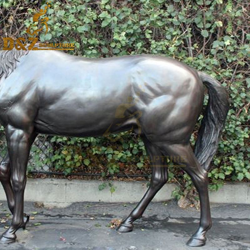 horse statue standing