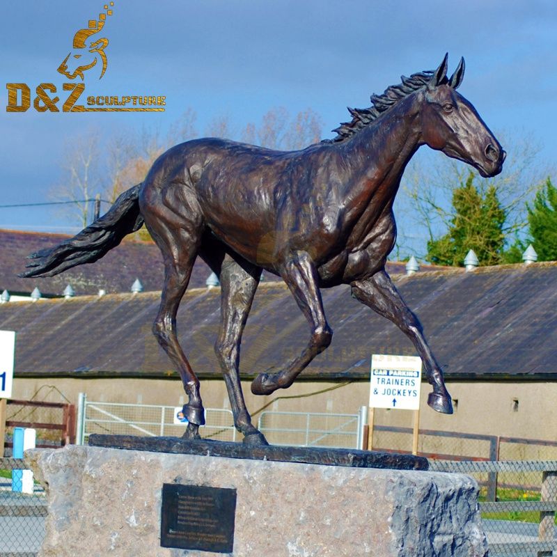 New design bronze standing horse sculpture garden decoration for sale