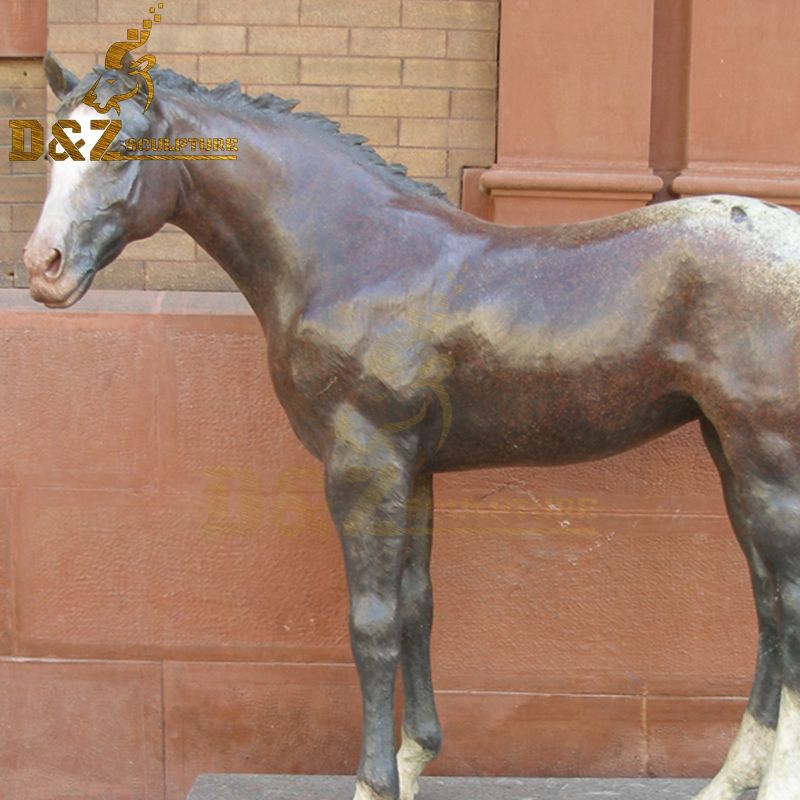 horse statue metal